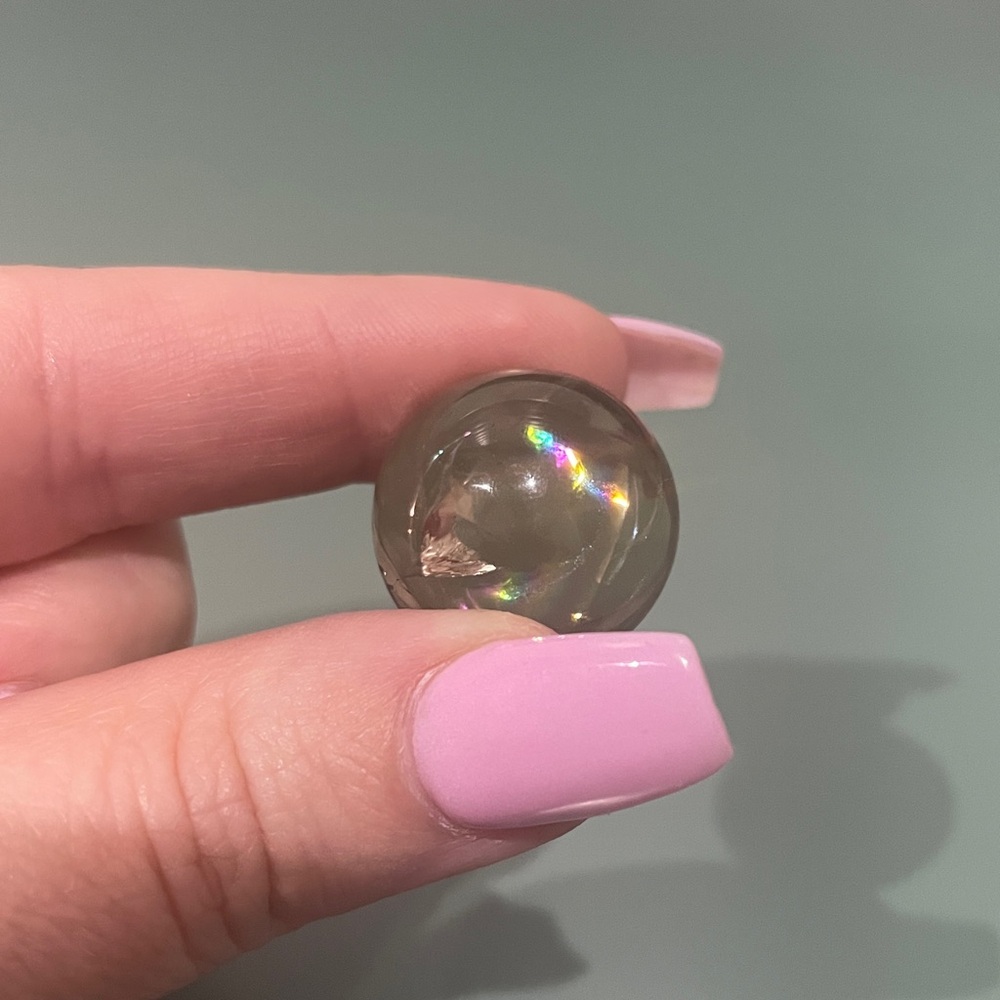 Mini Smoky Quartz Crystal Sphere